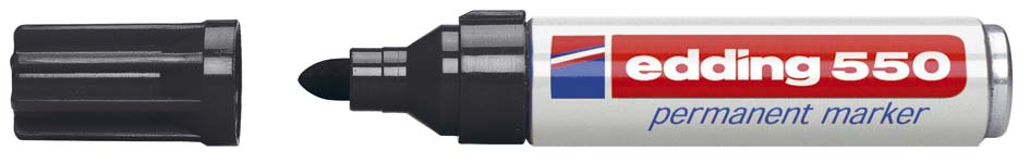 MARKER EDDING 550 ZWART ROND