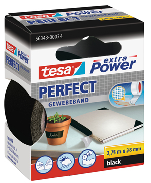 BL.TEXTIELTAPE 2,75X38 ZW.TESA