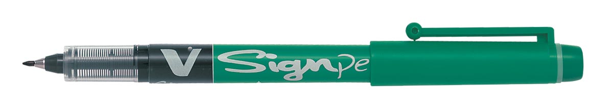 PILOT V SIGN PEN GROEN