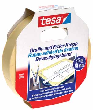 MONTAGETAPE KRIP 25MX19MM TESA