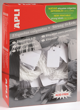 APLI ETIKETTEN MET DRAAD 13X20 1000ST