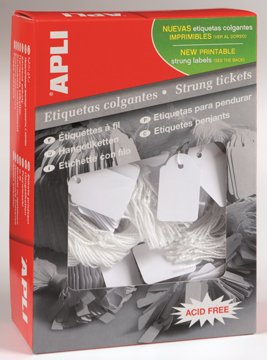 APLI HANGETIKET/28X43MM/500ST