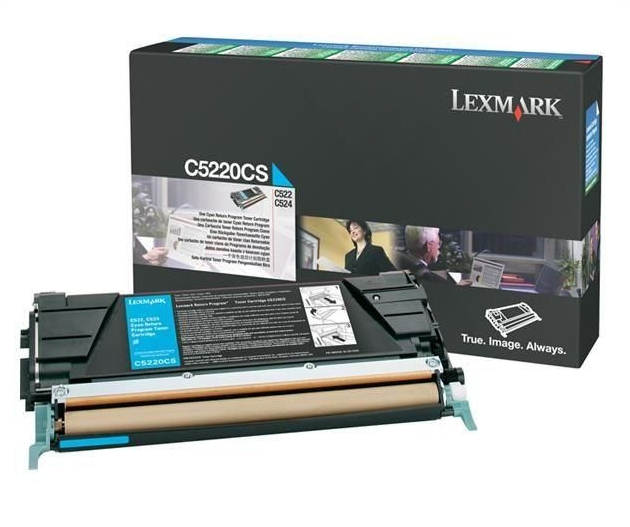 LEXMARK C522n, C524 tonercartridge cyaan standard capacity 3