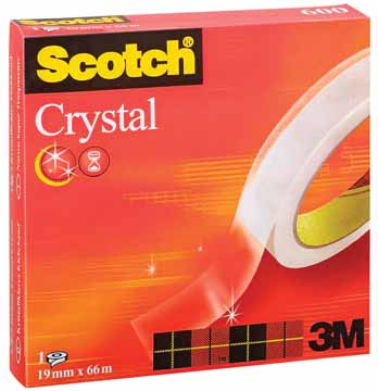 PLAKBAND SCOTCH CRYSTAL 19X66M
