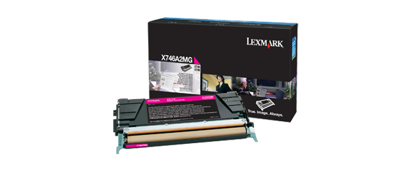 LEXMARK X746, X748 tonercartridge magenta standard capacity