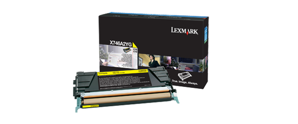 LEXMARK X746, X748 7K tonercartridge geel standard capacity