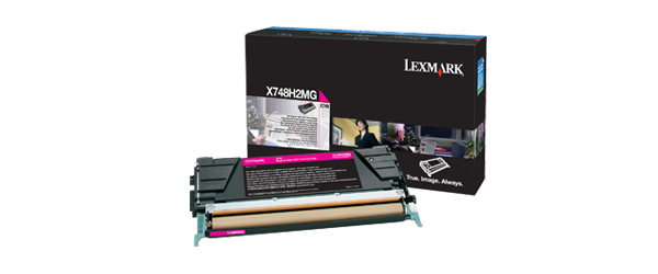 LEXMARK X748 10K tonercartridge magenta high capacity 10.000