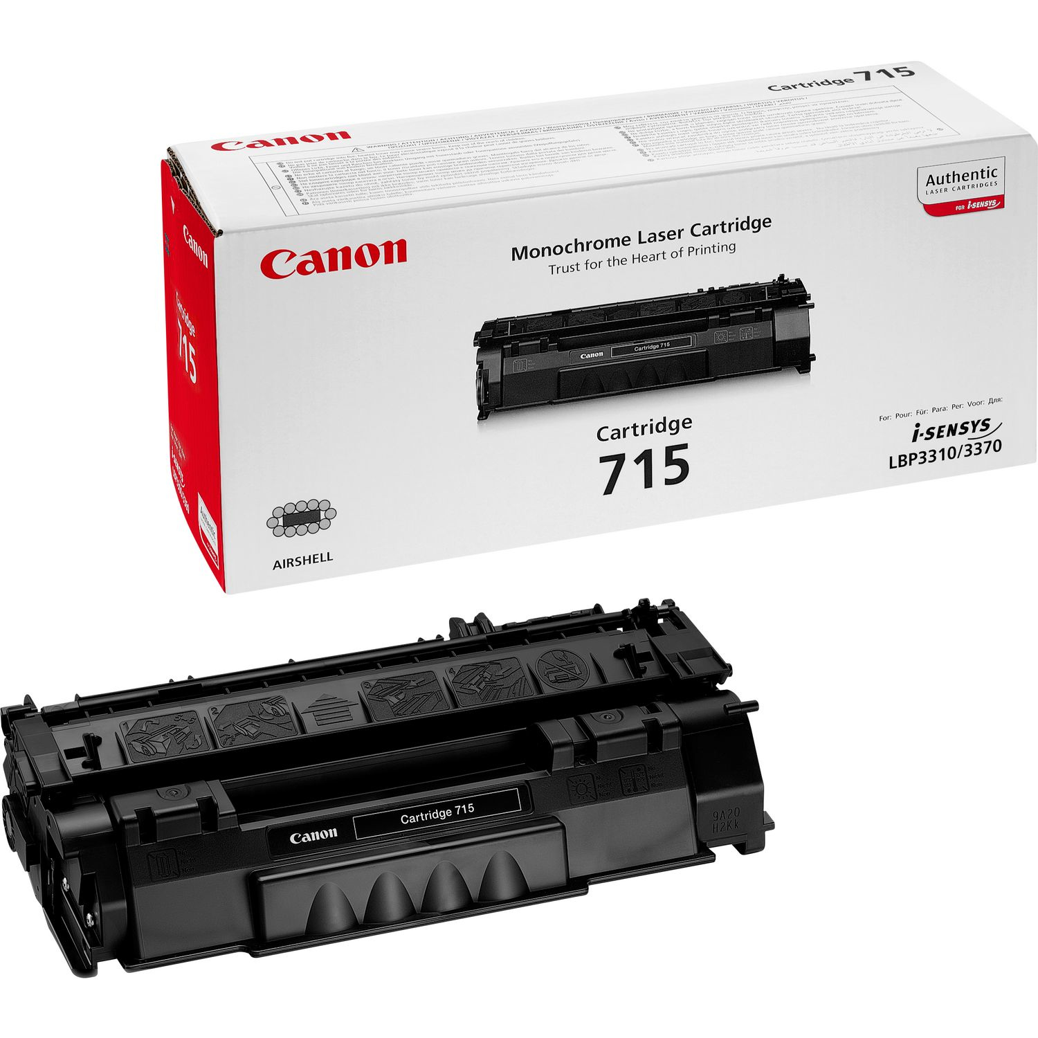 CANON CRG 715 tonercartridge zwart standard capacity 1-pack