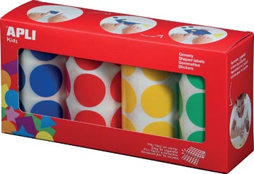 APLI KIDS STICKERS XL 33MM 4X