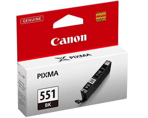 CANON CLI-551BK inktcartridge zwart standard capacity 1.800