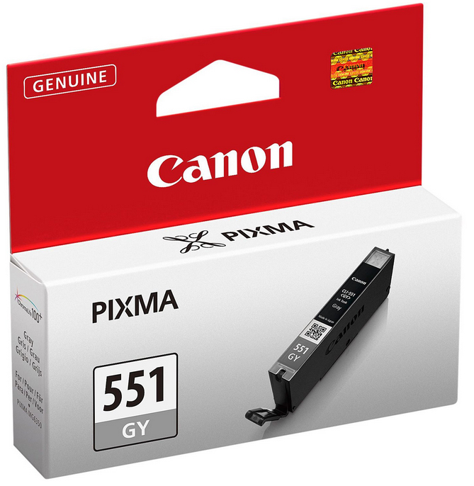 CANON CLI-551GY inktcartridge grijs standard capacity 780 pa