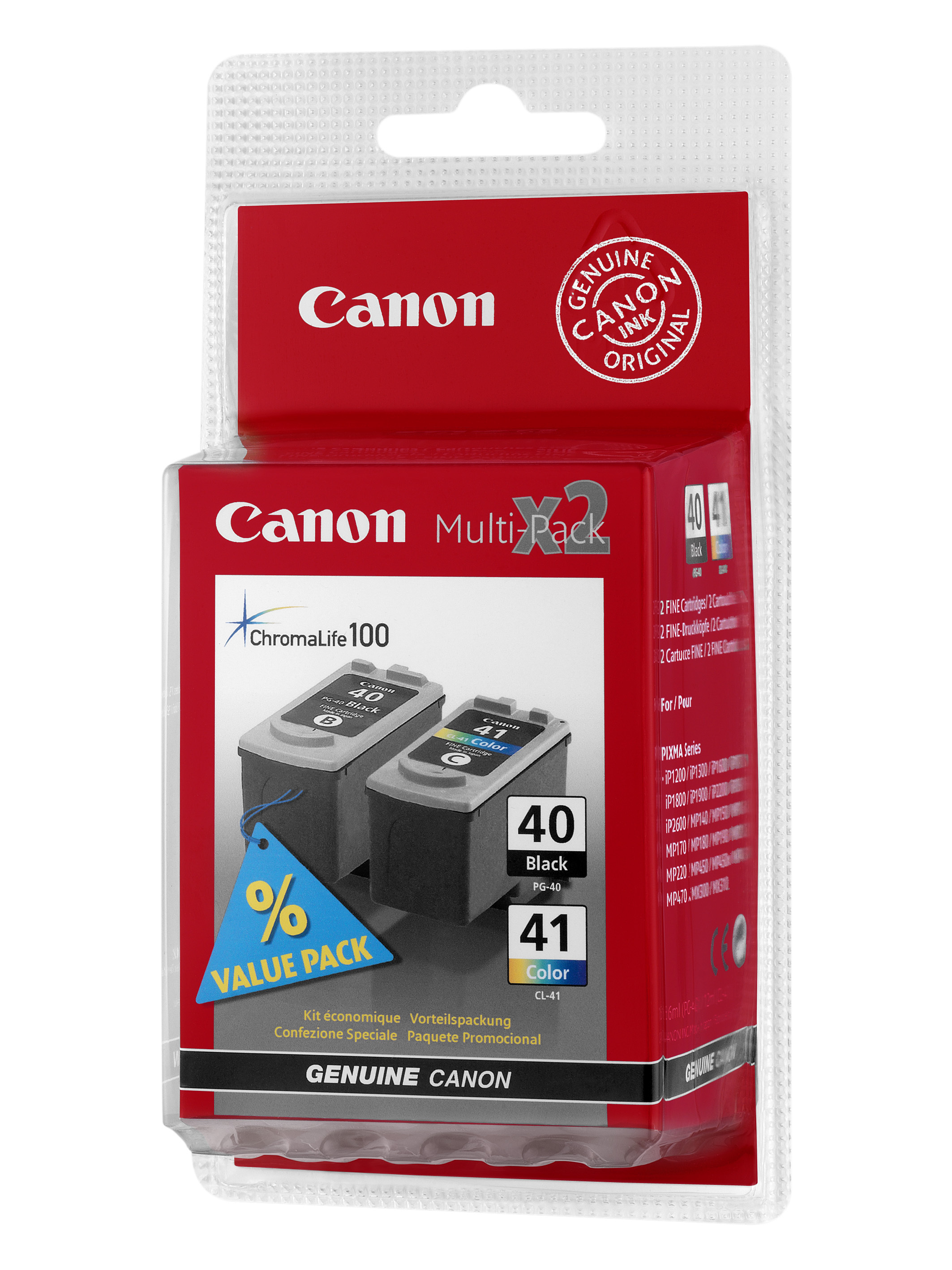 CANON PG-40 / CL-41 inktcartridge zwart en kleur standard ca