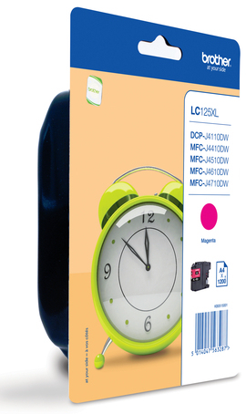 BROTHER LC-125XL inktcartridge magenta high capacity 1.200 p
