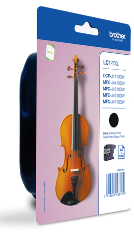 BROTHER LC-127XL inktcartridge zwart high capacity 1.200 pag