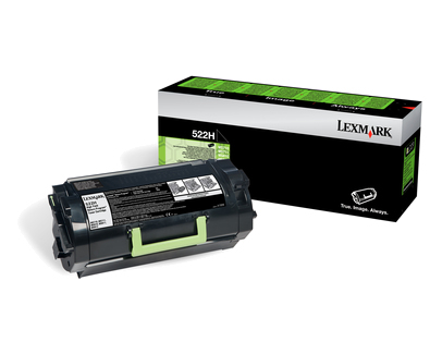 LEXMARK 522HE tonercartridge zwart high capacity 25.000 pagi