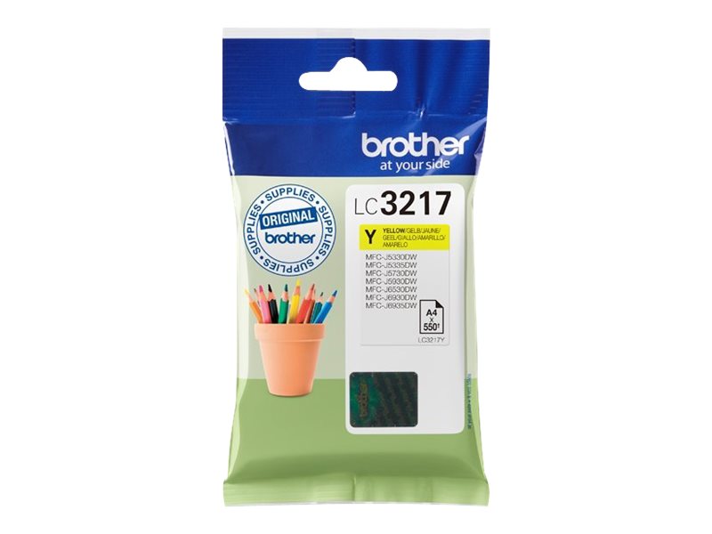 BROTHER LC-3217Y Inkt Geel 550 paginas