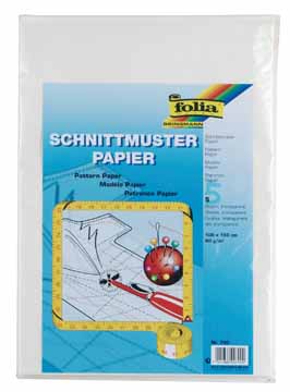 PAK 5 BL. PATROONPAPIER 40G