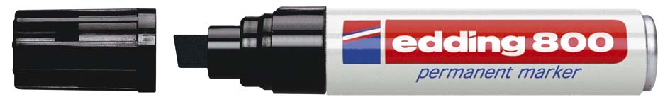 MARKER EDDING 800 ZWART SCHUIN