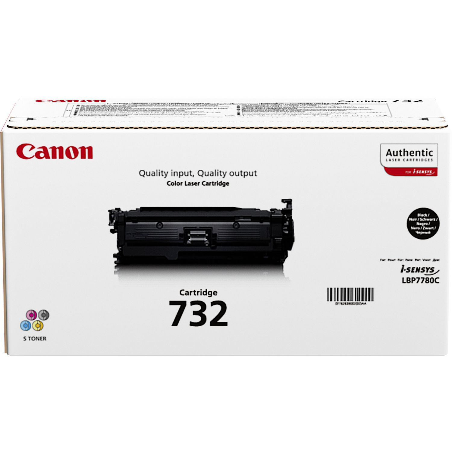 CANON 732-BK tonercartridge zwart standard capacity 6.100 pa