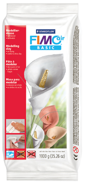 BOETSEERKLEI 1KG WIT FIMO