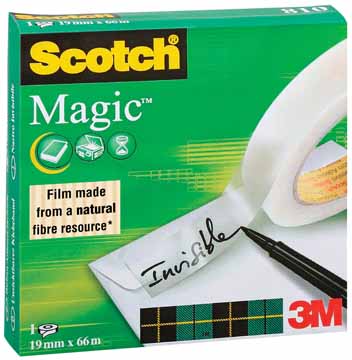 SCOTCH MAGIC TAPE 19MMX66M 1ST