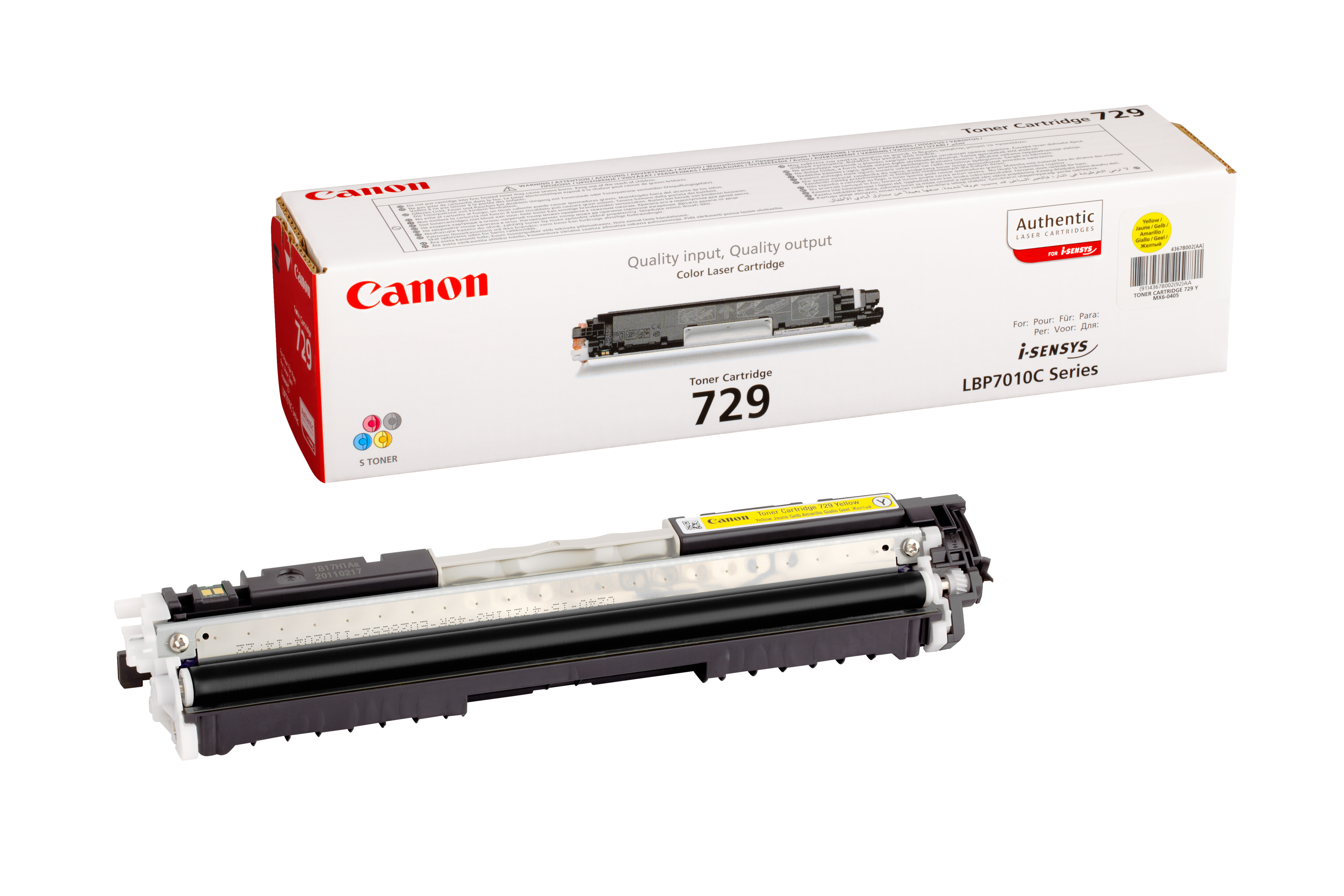 CANON 729-Y toner geel standard capacity 1.000 paginas 1-pac