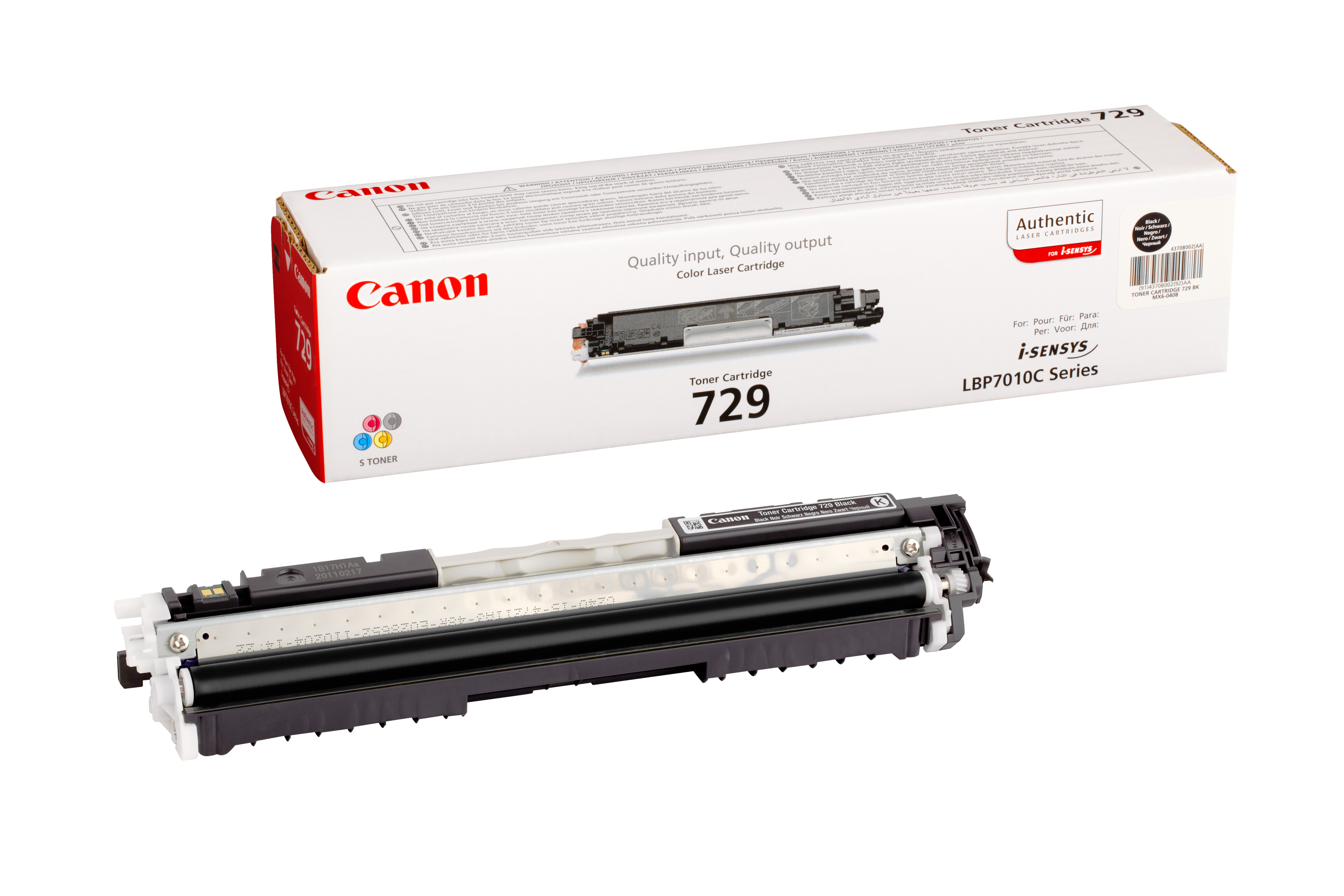 CANON 729-BK toner zwart standard capacity 1.200 paginas 1-p