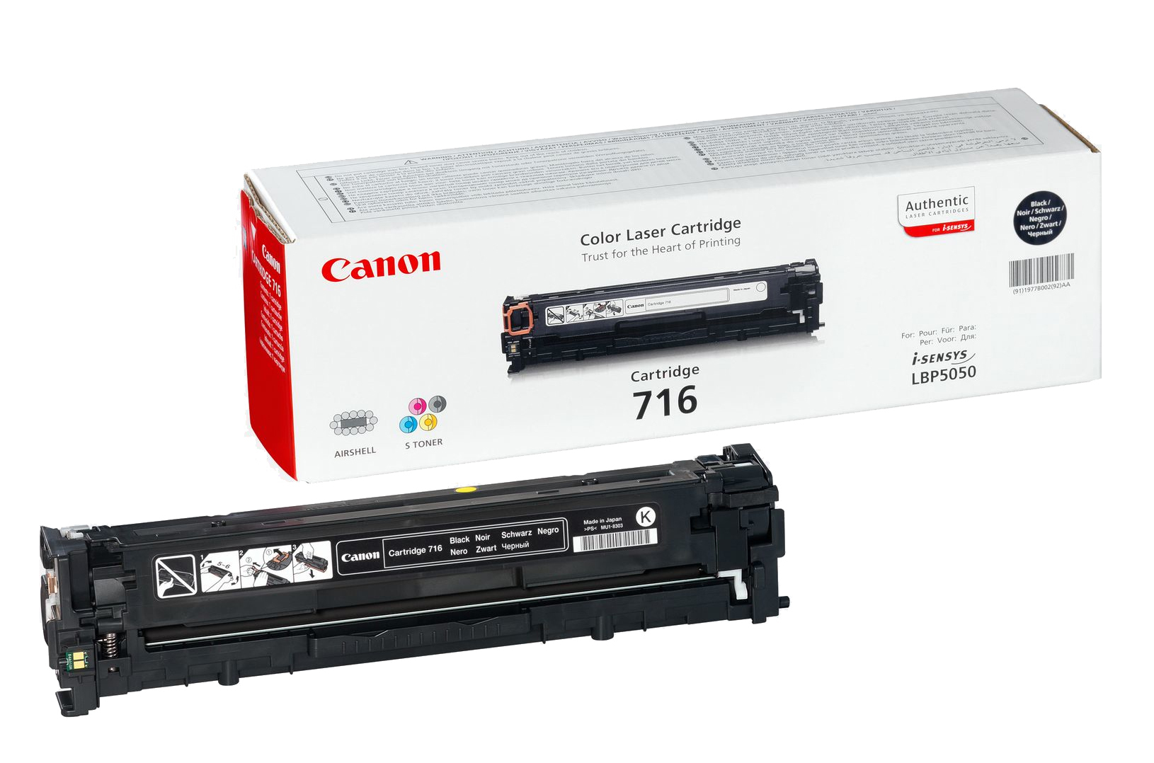 CANON 716 tonercartridge zwart standard capacity 2.300 pagin