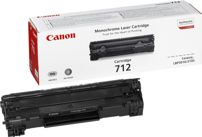 CANON 712 tonercartridge zwart standard capacity 1.500 pagin