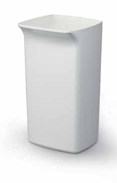 DURABLE VUILBAK DURABIN SQUARE 40L WIT