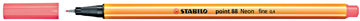 STABILO POINT 88 NEON ROZE