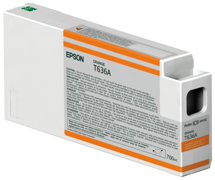 EPSON T636A inktcartridge oranje standard capacity 700ml 1-p