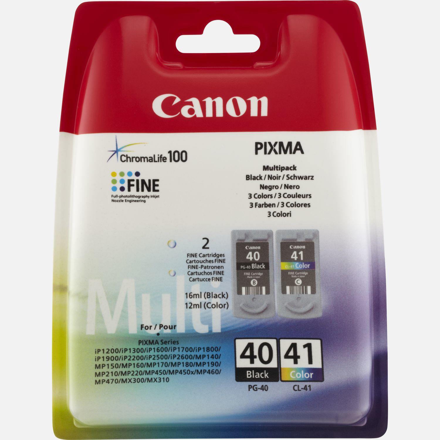 CANON PG-40 / CL-41 inktcartridge zwart en kleur standard ca
