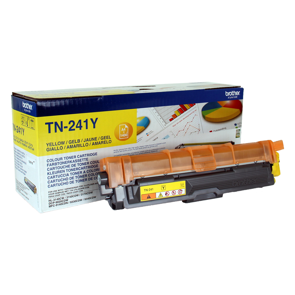 BROTHER TN241Y HL-3140CW/3150CDW/3170CDW tonercartridge geel