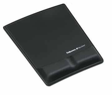 FELLOWES MUISMAT/POLSSTEUN HEALTH-V zwart