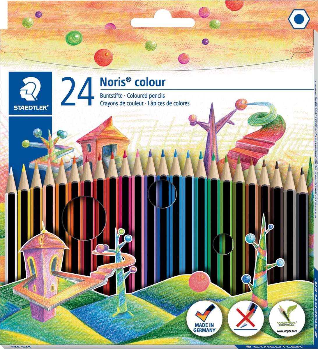 NORIS COLOUR KLEURPOTLODEN 24X