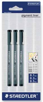 BLIS 3X PIGMENT LINER ZWART