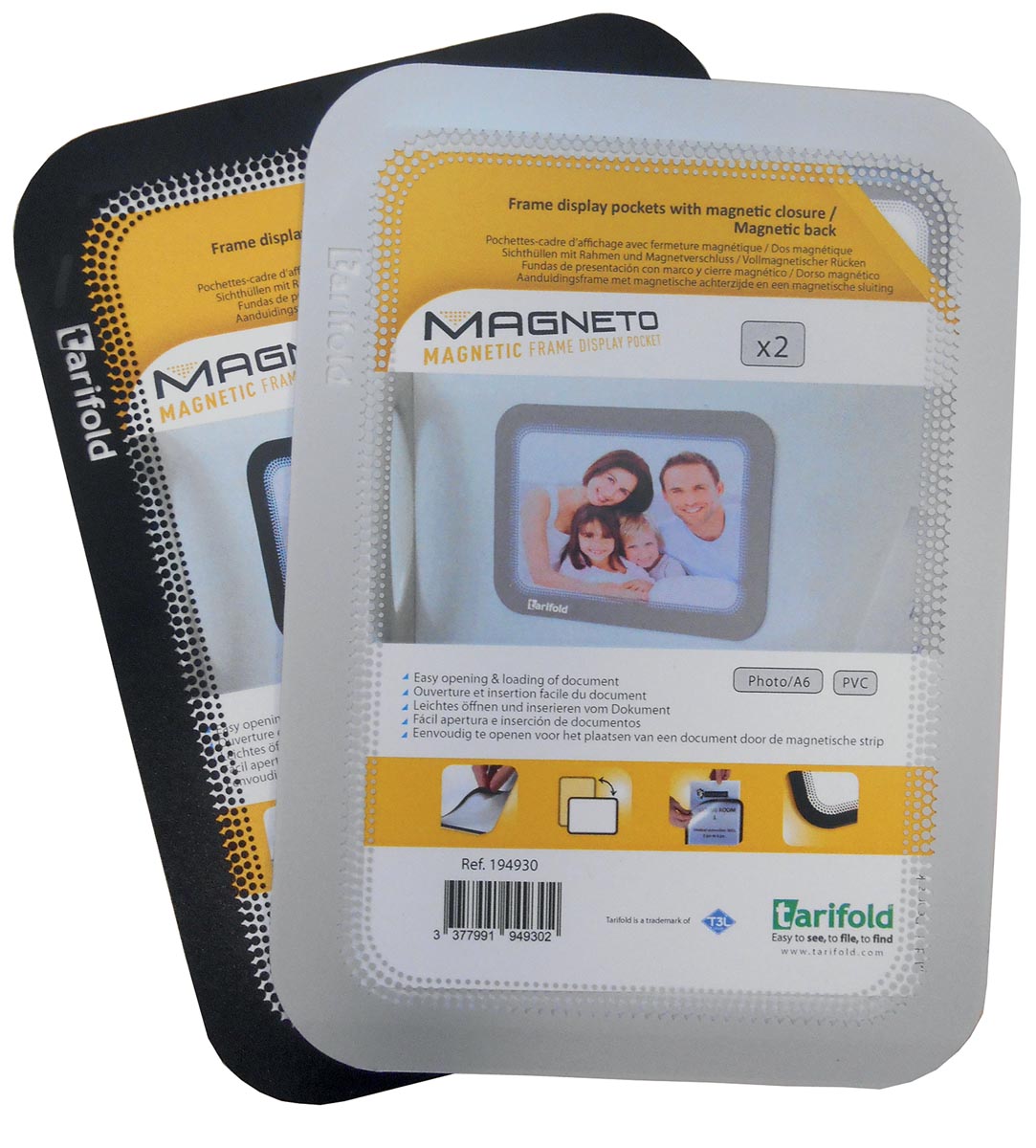 TAS MAGNETISCHE RUG A6 ZW PK2                               