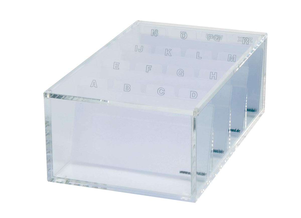 MAUL ACRYL BOX VISITEKAARTJES