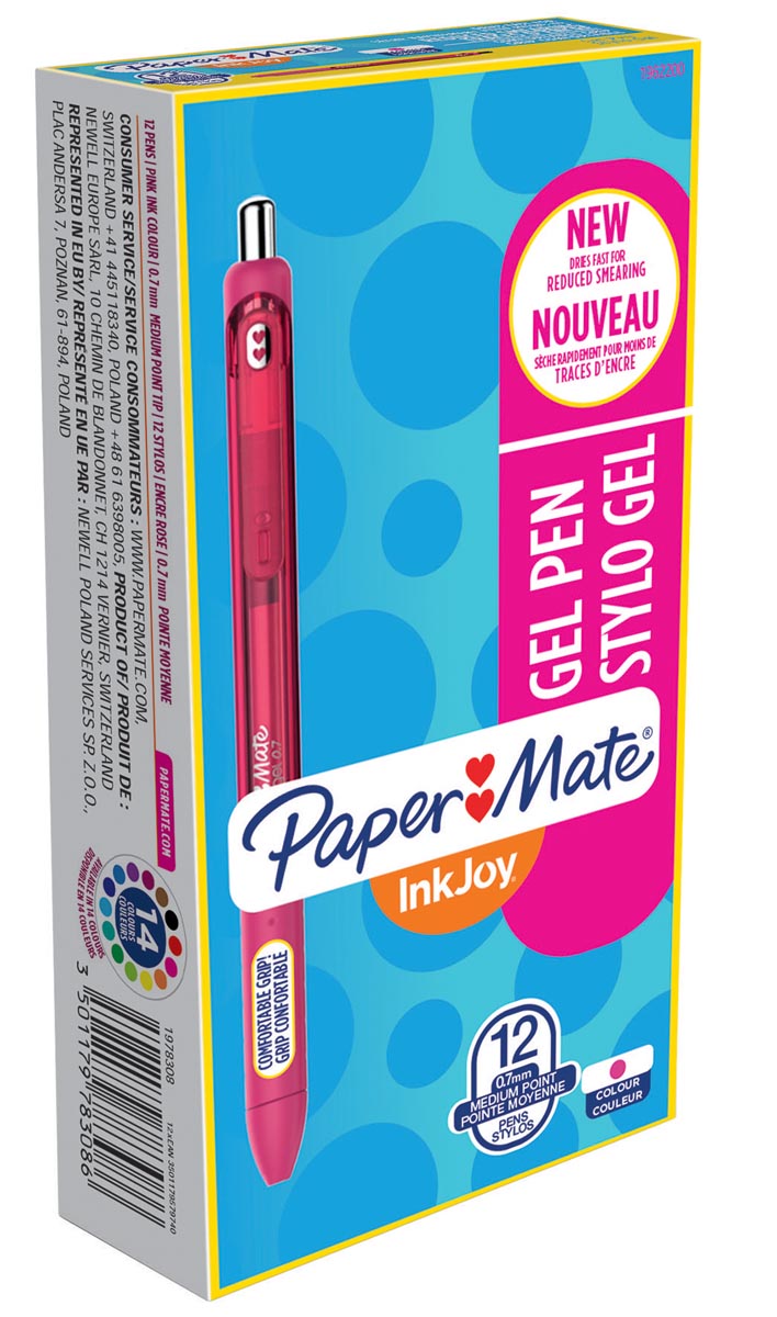 INKJOY GEL GELROLLER M ROZE