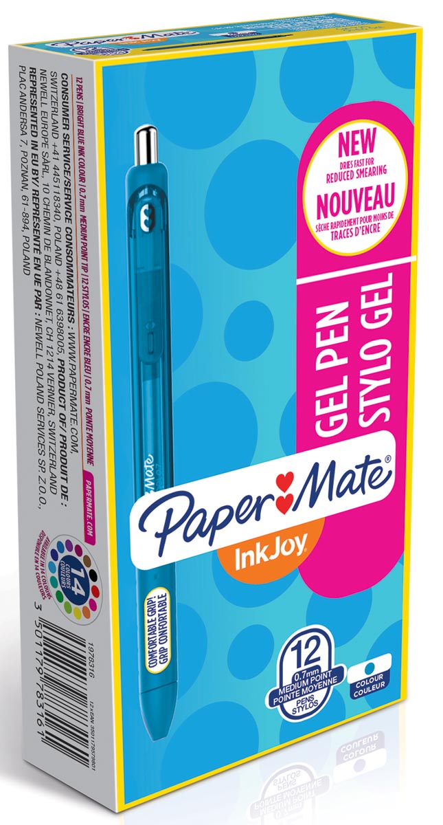 INKJOY GEL GELROLLER M L BLAUW