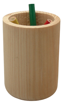 POTLOODHOUDER CILIN HOUT 90MM