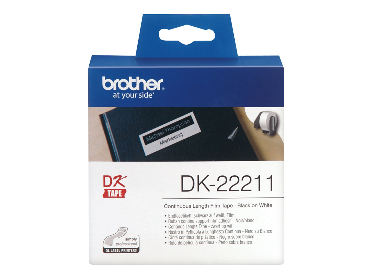 LABEL CONT.PLAST.WIT 29MM/15M