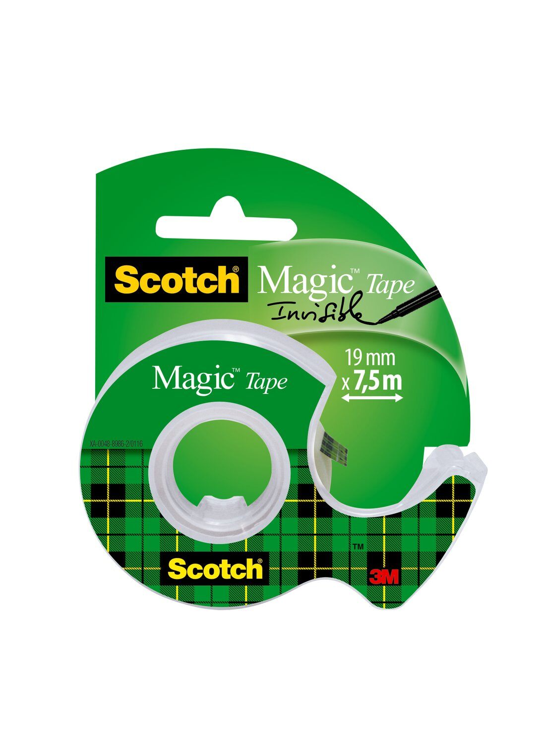 SCOTCH MAGIC TAPE 19MM x 7.5m op dispenser     BL