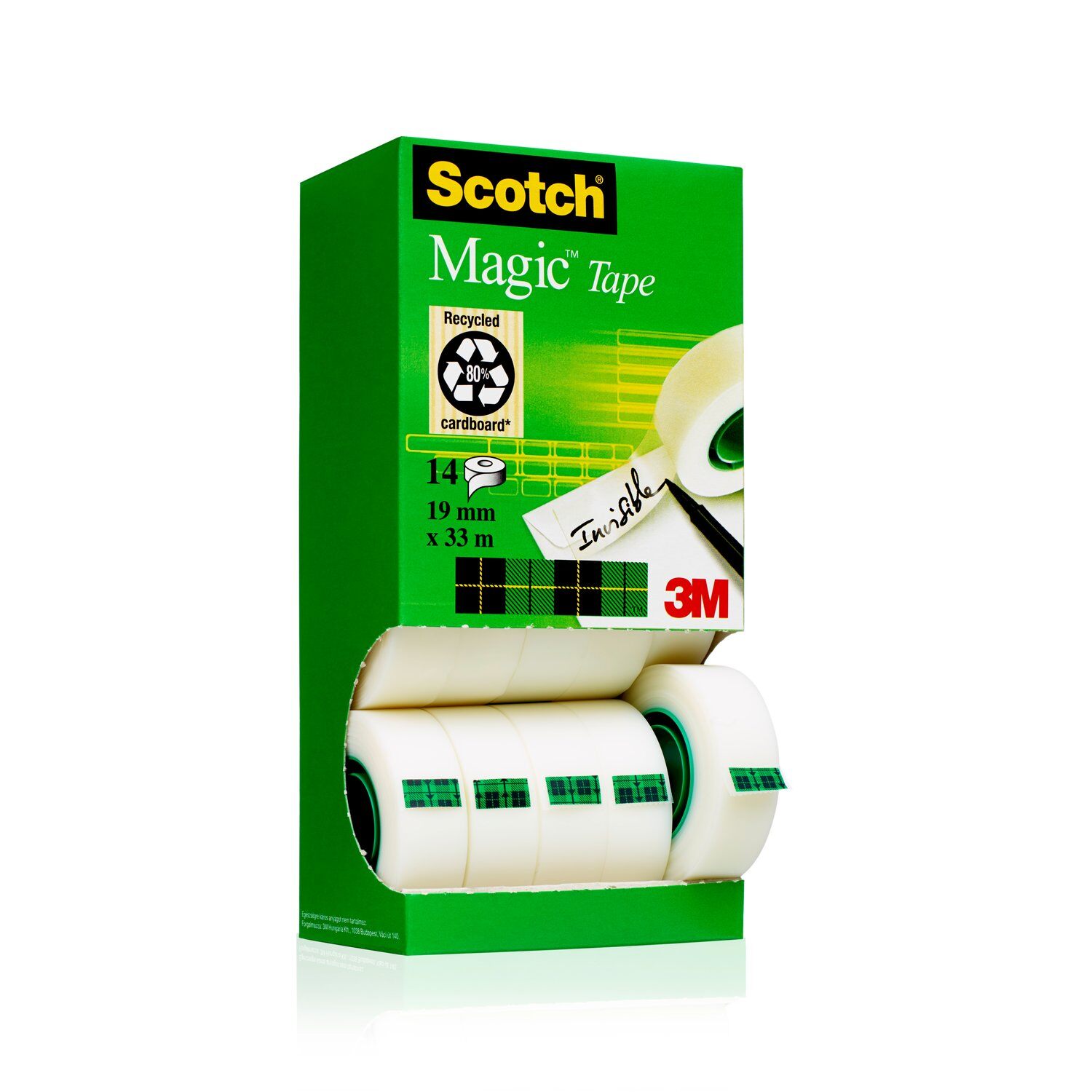 SCOTCH MAGIC TAPE 19MMX33M /14ST NETTO