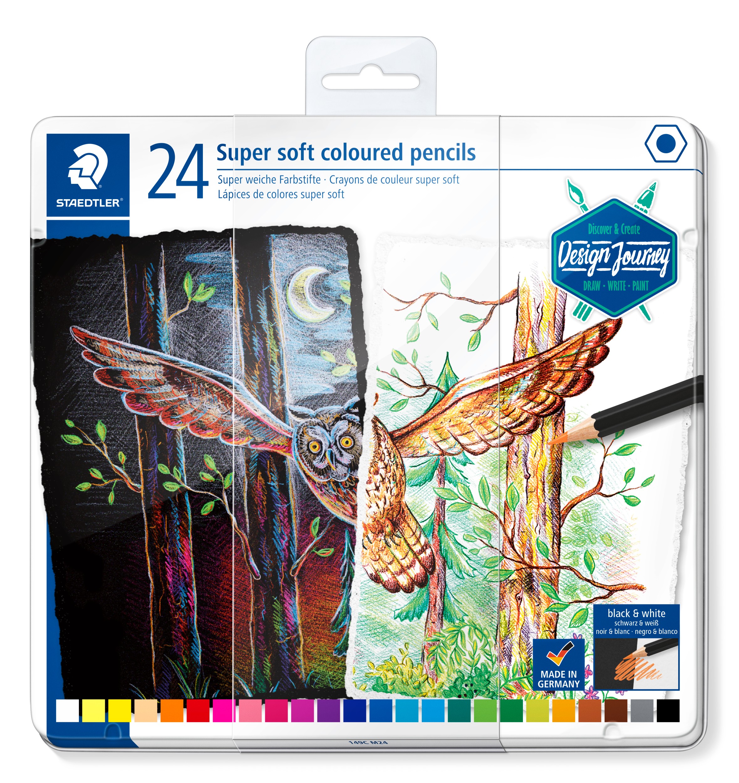 STAEDTLER KLEURPOTL SSOFT DS24