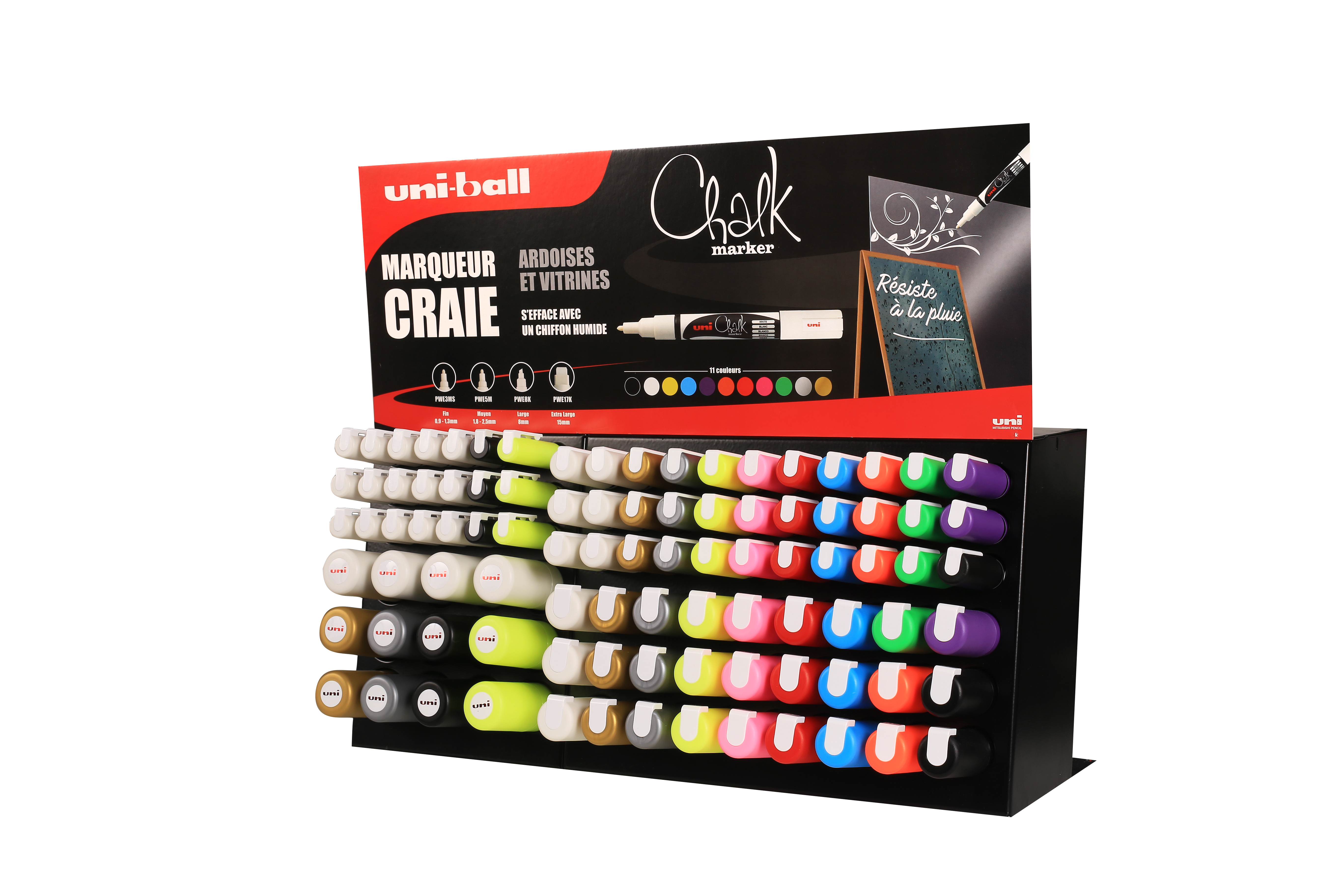 UNIBALL KRIJTMARKER MIX 96X
