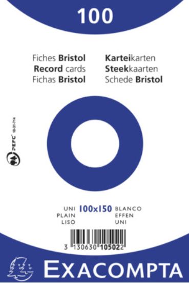 EXAC STEEKKAART 100X150 EFFEN