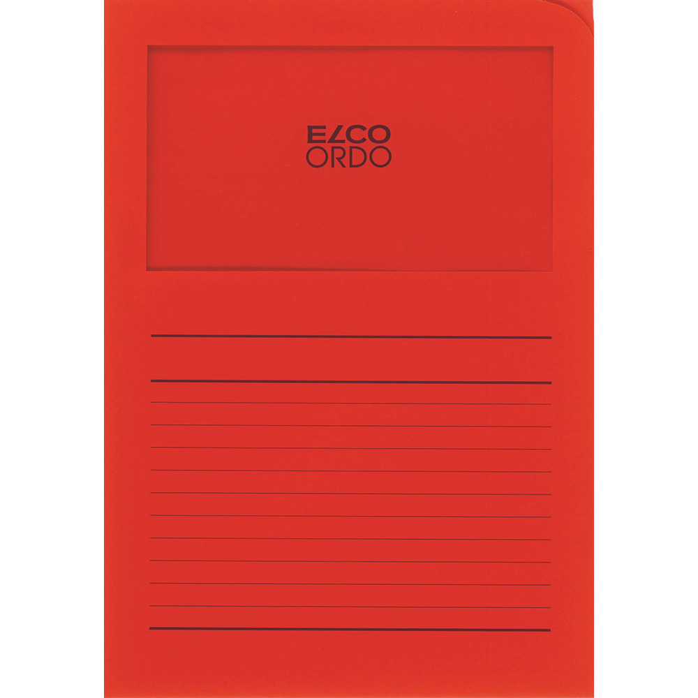ELCO L-MAP+VENSTER INTENS ROOD bedrukt