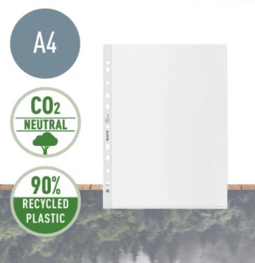 ESSELTE GEPERFOREERDE TASSEN recycled 70µ A4 DOOS 100